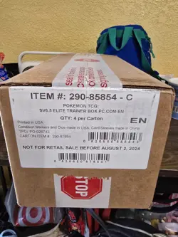 Pokemon Center Shrouded Fable Elite ETB Case! 4 ETBs - NEW Factory Sealed ?? - Image 1