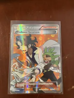 Professor Sycamore 114/114 (MP) Full Art XY Series: Steam Siege 2016 Pokemon - Image 1