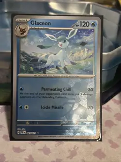 Pokemon Prismatic Evolutions - Glaceon Reverse Pokeball Holo Rare - 25/131 - NM! - Image 1