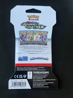 1 Pokemon SV09 Journey Together Sleeved Booster Pack - Random Art - Image 2