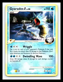 💥 GYARADOS # 30/127 Rare Platinum Non Holo Pokemon 2009 - Image 1