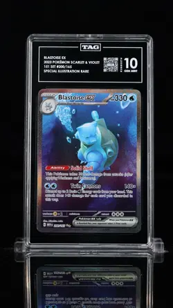 TAG 10 Blastoise EX 151 Set #200/165 SIR Pokemon Scarlet & Violet - Image 1