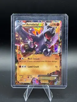 Pokemon TCG M Aerodactyl-EX XY Black Star Promos Holo LP XY97XY98 - Image 1