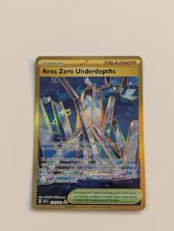 Pokemon TCG Area Zero Underdepths 174/142 Sv07: Stellar Crown Gold Hyper Rare NM - Image 2