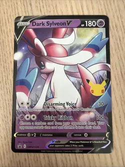 Dark Sylveon V ⭐ SWSH134 Holo Promo SWSH Black Star 2019 Pokemon NM - Image 1