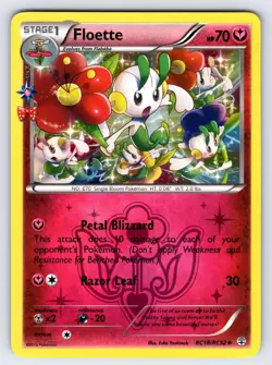 Floette RC18/RC32 XY Generations Set 20th Anniversary Pokemon Radiant Collection - Image 1
