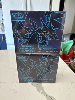 Phantasmal Flames Pokemon Center Elite Trainer Box ETB Sealed (Lot Of 2) - Image 1