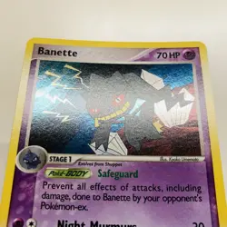 Pokemon EX Crystal Guardians Banette 1/100 Holo Rare MINT - Image 2