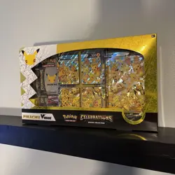 Pokemon Celebrations 25th Anniversary Pikachu V-union Premium Playmat Collection - Image 1