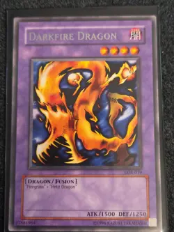 Darkfire Dragon LOB-019 The Legend of Blue Eyes White Dragon Unlimited - Image 1