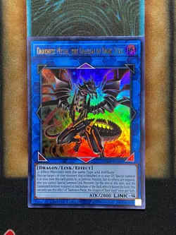 Yugioh Darkness Metal, The Dragon Of Dark Steel JUMP-EN087 Ultra Rare MP - Image 1