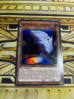 Yugioh Mantrawichtel Schreibfeder MP19-DE171 Super Rare - Image 1