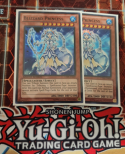 Yu-Gi-Oh! Blizzard Princess CT09-EN009 Super Rare LIMITED EDITION x 2 - Image 1