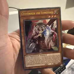 Yu-Gi-Oh! TCG German Ultimate Rare Ghost Ogre & Snow Rabbit OP05-EN001 Near Mint - Image 5