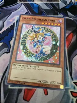 Yu-Gi-Oh! Dark Magician Girl - LED6-EN000 - NM Common 1st Edition - Image 1