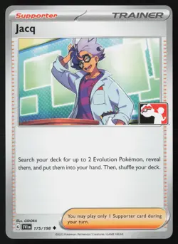 Pokemon Jacq 175/198 Prize Pack Series Cards Non-Holo Pack Fresh - NM - Image 1