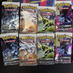 Collection Bulk Lot: Black & White Opened Packs - Pokemon Cards - All Pack Fresh - Image 2
