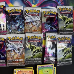 Collection Bulk Lot: Black & White Opened Packs - Pokemon Cards - All Pack Fresh - Image 3