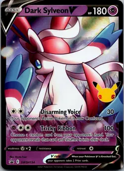 Dark Sylveon V SWSH134 SWSH: Sword & Shield Promo Cards Promo NM - Image 1