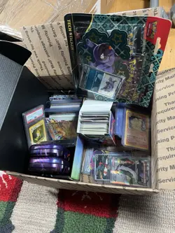 Huge Box Pokemon Card Collection Lot Full Arts Sir Holos Sealed TCG Vintage Wotc - Image 1