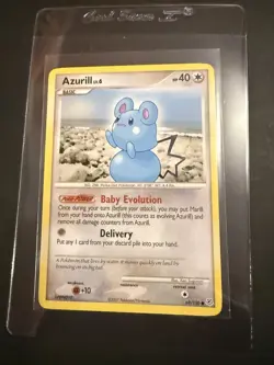 Pokemon TCG Azurill 69/130 Diamond & Pearl Non-Holo Card - Image 1