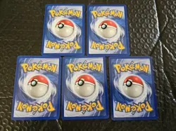 1ST EDITION Fossil Set 1999 - QTY-(5) MAGMAR Pokemon Card #39/62: Never Played - Image 2