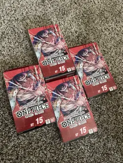One Piece Card Game Starter Deck Red Edward Newgate, ST-15, New Sealed - Image 1