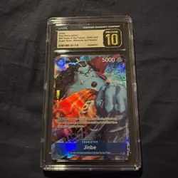 One Piece Card Game Jinbe Alt Art OP07-045 CGC Pristine 10 English - Image 1