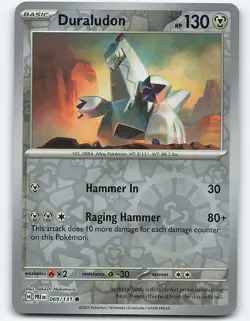 Duraludon #069/131 Reverse Holo Pokemon Card SV: Prismatic Evolutions - Image 1