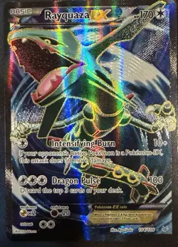Pokemon TCG Rayquaza EX Full Art Ultra Rare Card Roaring Skies 104/108 - Image 1