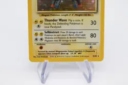 Pokemon: Magneton Original Base Set Holo 9/102 - Unlimited Rare Foil Card NM - Image 3