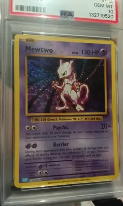 PSA 10 Mewtwo 014/034 Pokemon Classic Collection English Holo Graded Card - Image 2
