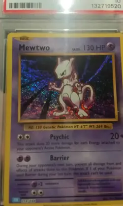 PSA 10 Mewtwo 014/034 Pokemon Classic Collection English Holo Graded Card - Image 3