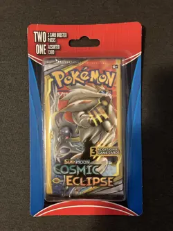 Pokemon Sun & Moon 3-card 2pk Blisters (Cosmic Team Up Unbroken Guardian) Sealed - Image 5