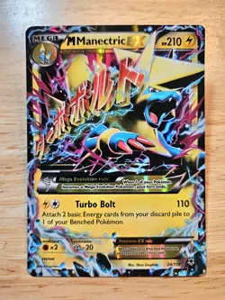 M Manectric EX 24/119 Phantom Forces NM Ultra Rare Pokemon Card - Image 1