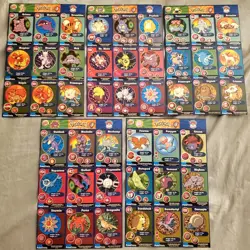 1999 BURGER KING ~ POKEMON CARDS UNCUT SHEETS COMPLETE FULL 20 PAGE SET NM / M - Image 2