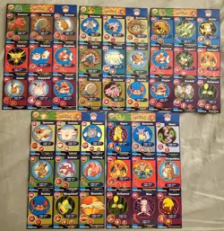1999 BURGER KING ~ POKEMON CARDS UNCUT SHEETS COMPLETE FULL 20 PAGE SET NM / M - Image 3