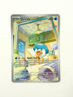 Quaxly 206/193 SV02: Paldea Evolved Illustration Rare Pokemon Card - Image 1