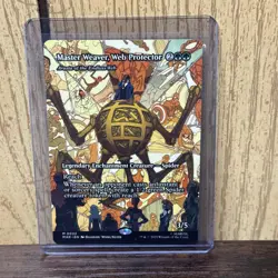 MTG Spider-Man Master Weaver, Web Protector Borderless Eternal Legal Regular - Image 1