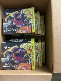 Magic the Gathering EDGE OF ETERNITIES COLLECTOR BOOSTER BOX Factory Sealed MTG - Image 1