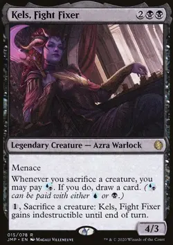 MTG Magic the Gathering Kels, Fight Fixer (15/496) Jumpstart NM - Image 1