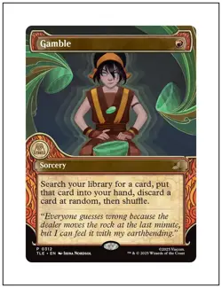 1x Gamble, 0312, Avatar Last Airbender Eternal Legal, Magic MTG NM - Image 1