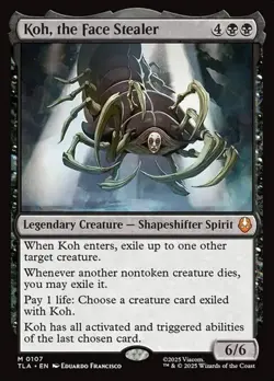 Koh, the Face Stealer - Foil TLA NM MTG - Image 1