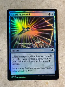 MTG NM Dazzling Denial Foil [Bloomburrow] - Image 1