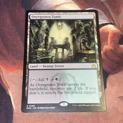 Overgrown Tomb X1 Mtg Ravnica Remastered Nm - Image 1