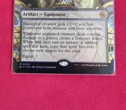 Sword of Wealth and Power - Raised Foil - Showcase OTJ The Big Score mtg NM - Image 4