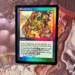 Mtg Powder Keg Foil Signed - Image 1