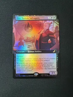 2025 MTG Avatar The Last Airbender Fire Nation Salvager Extended Art Foil #188 - Image 1