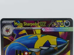 Mega Sharpedo ex 113/094 Pokemon TCG Me02: Phantasmal Flames Full Art Holo - Image 2