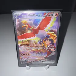 Ethan's Ho-Oh ex 230/182 Destined Rivals SIR Special Illustration Rare Pokemon - Image 2